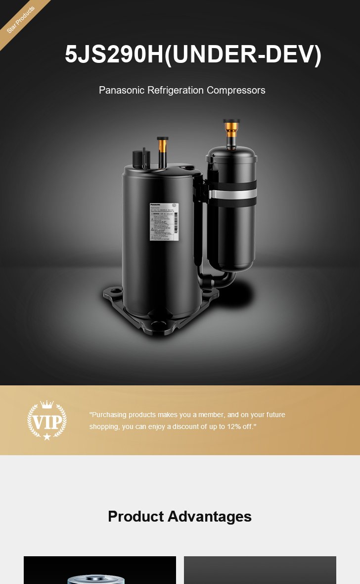 Panasonic Compressor 5JS290H(UNDER-DEV), technical parameters pdf, structure diagram